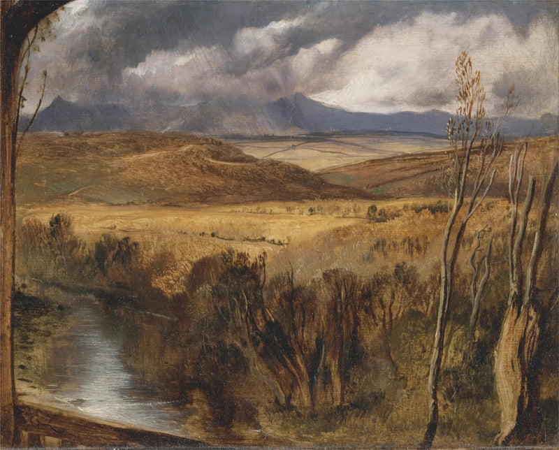 En højlandskystlandskab - Edwin Henry Landseer