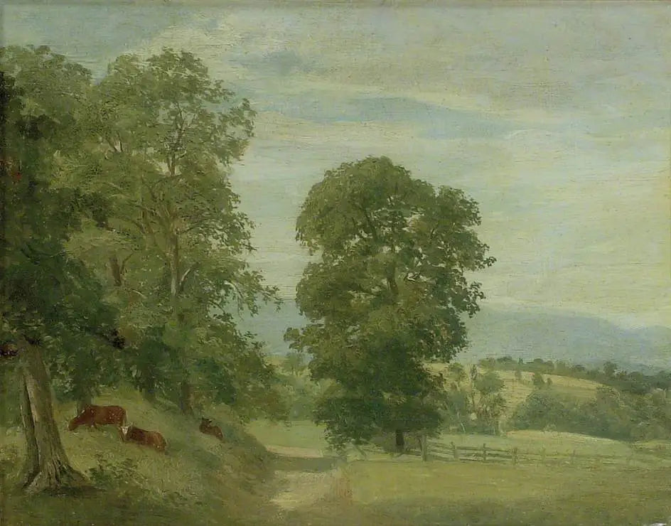 Un paysage du Suffolk - John Constable image 1 copie de tableau peinte à la main