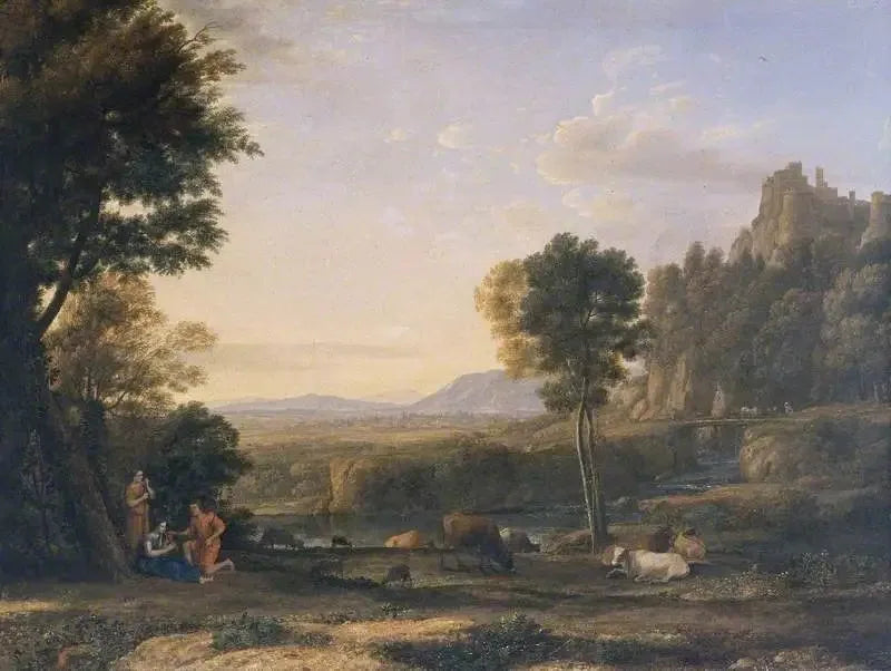 En pastoral landskab - Claude Lorrain