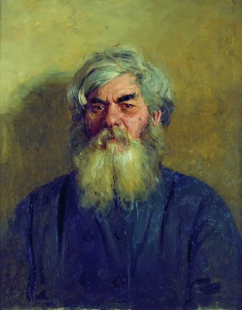 En bonde med et dårligt øje. - Ilya Repin