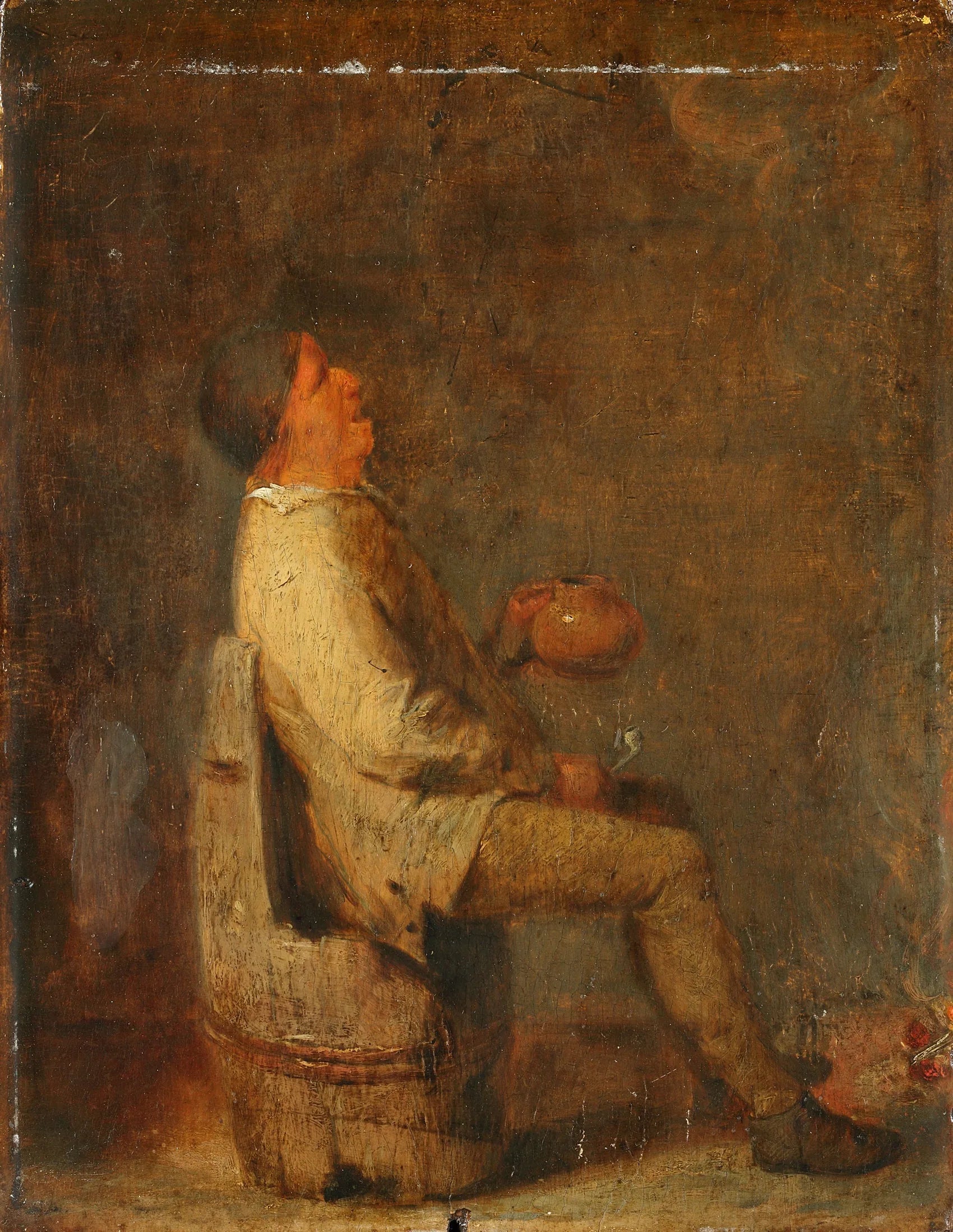 Un paysan qui chante - Adriaen Brouwer image 1 tableau peint à l’huile sur toile