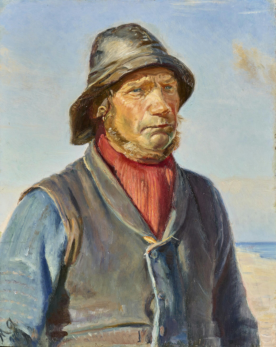 En Fisker fra Skagen (2) - Michael Peter Ancher