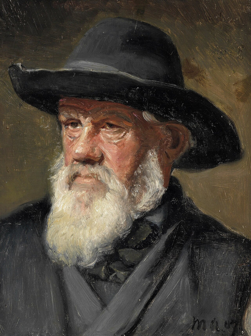 En fisker fra Skagen klædt i sit bedste søndagstøj. - Michael Peter Ancher
