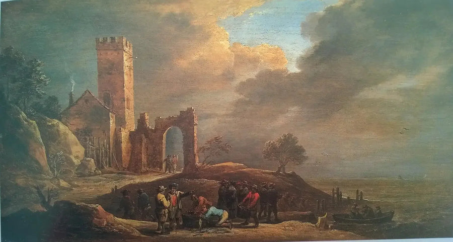 En lille havn - David Teniers den Yngre