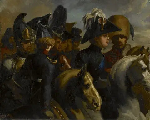 En prins og hans stab - Théodore Géricault