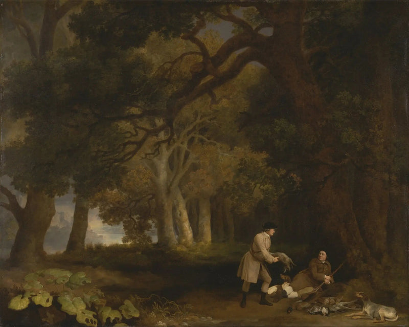 En hvile efter skudepisoden - George Stubbs