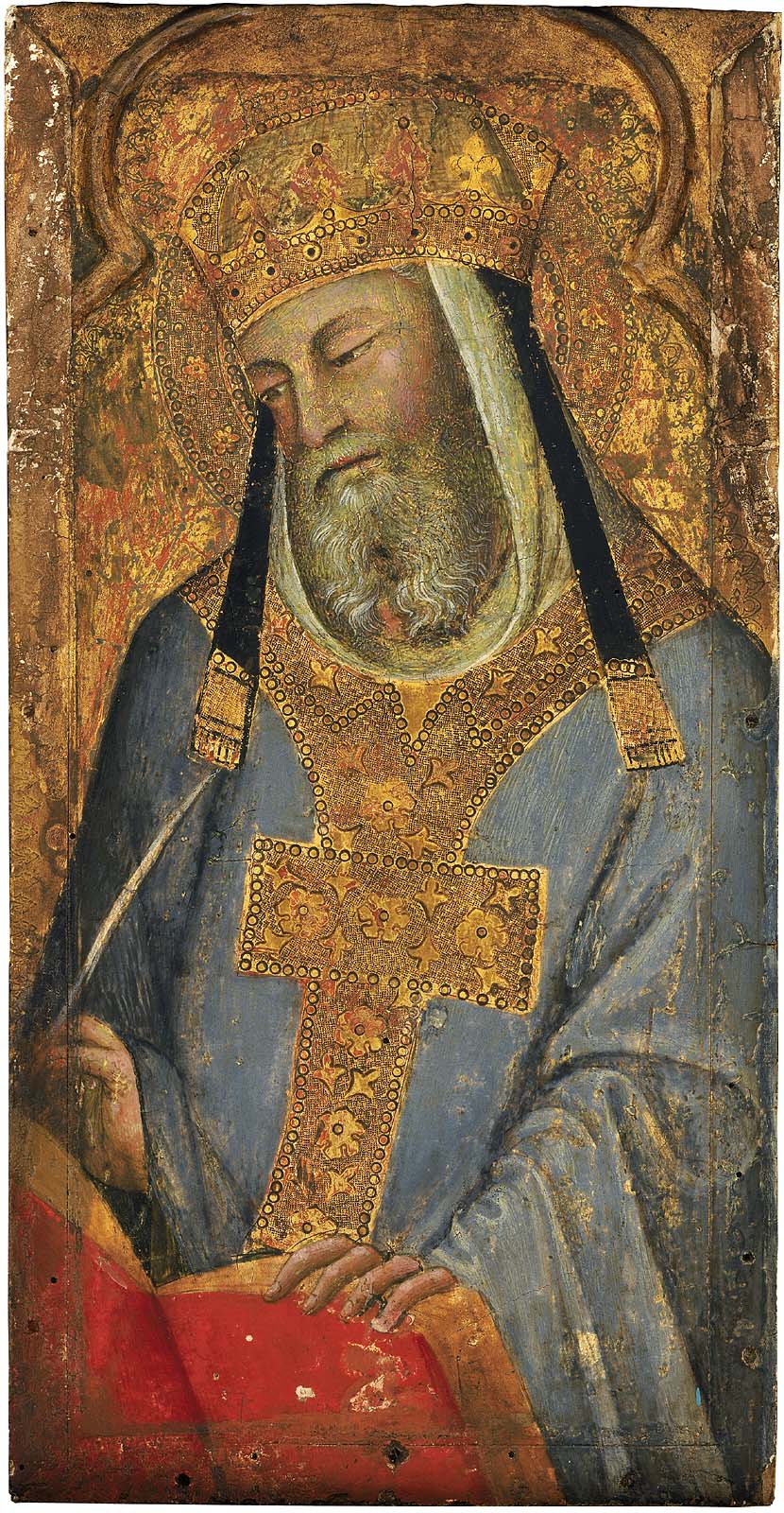 Un Saint Pape (Saint Grégoire le Grand ?) - Bartolo di Fredi - Alpha Reproduction