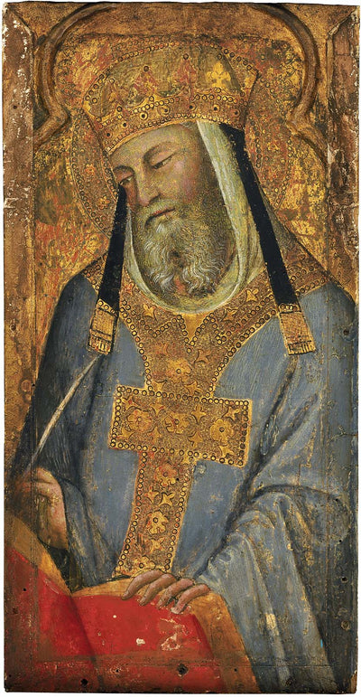 Un Saint Pape (Saint Grégoire le Grand ?) - Bartolo di Fredi - Alpha Reproduction