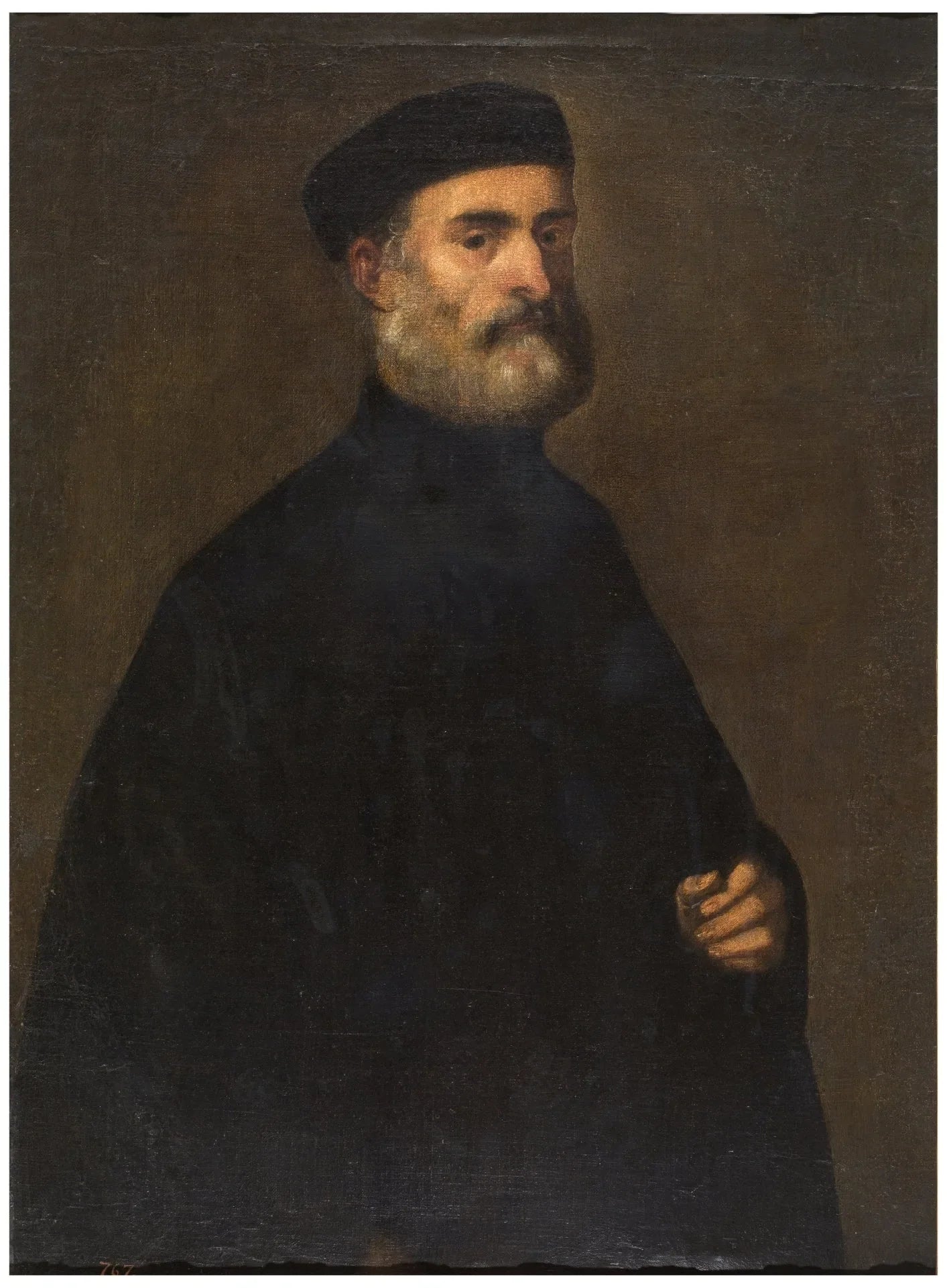 Un sénateur ou un secrétaire vénitien - Jacopo Tintoretto image 1 tableau peint à l’huile sur toile