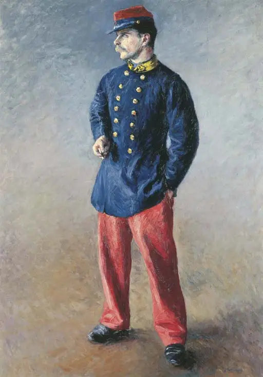 En soldat - Gustave Caillebotte