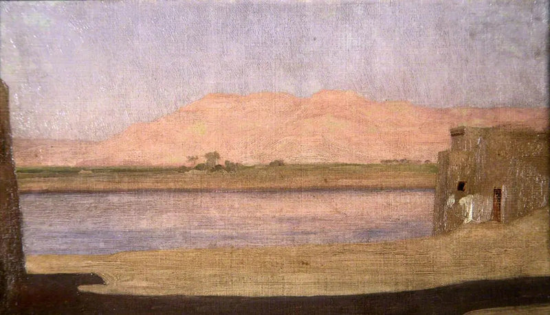 Et tempel ved Nilen - Frederic Leighton