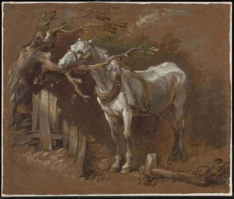 En gammel hest - Thomas Gainsborough