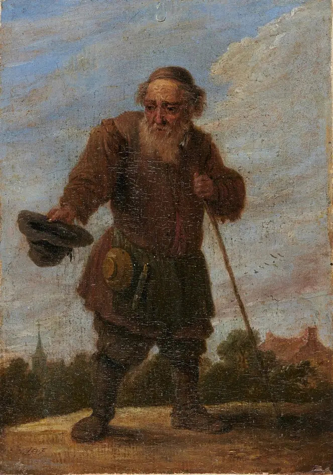 En gammel tigger - David Teniers den Yngre