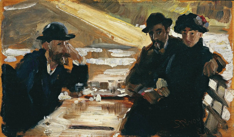 En rejse på Seinen - Peder Severin Krøyer