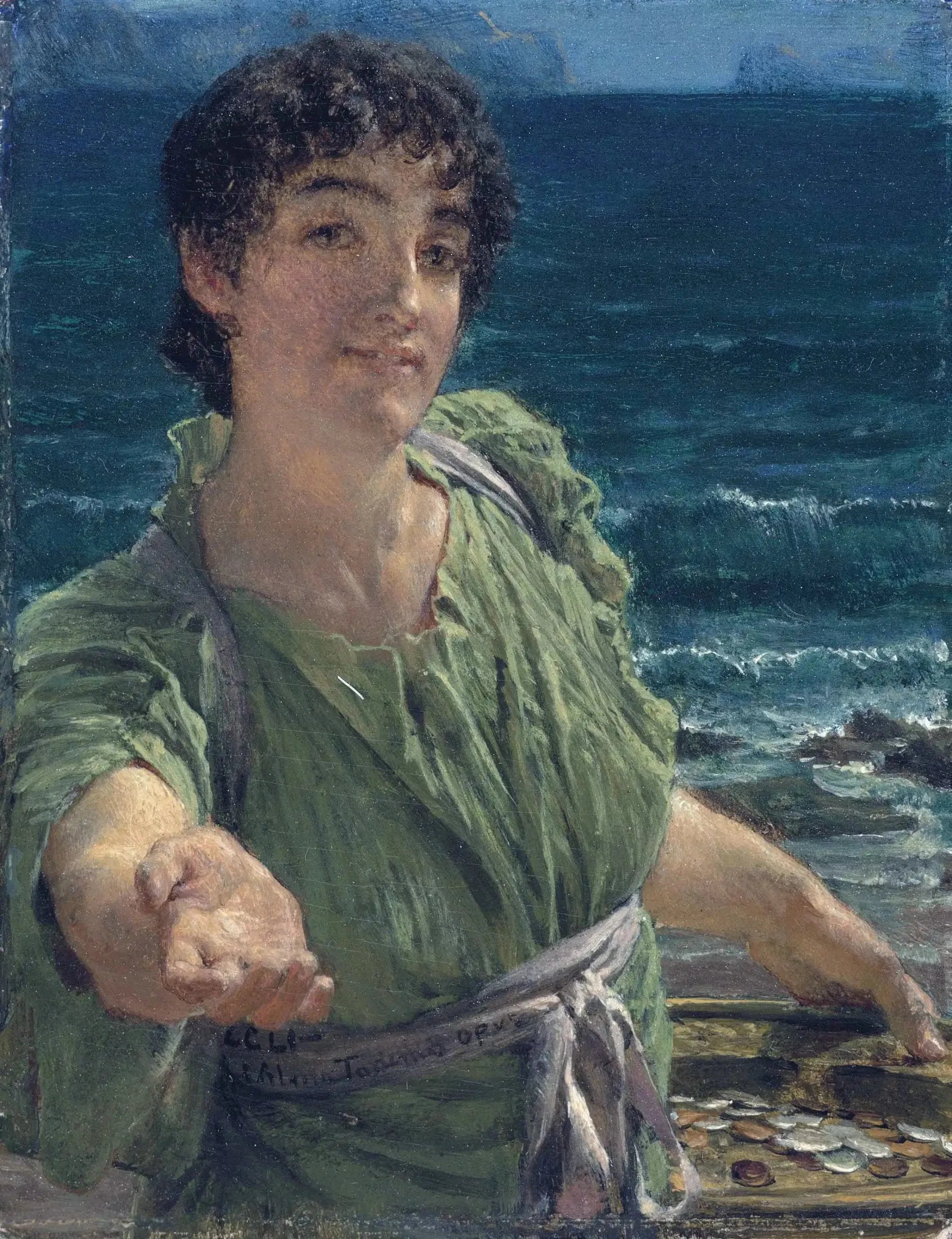 Una carita - Lawrence Alma-Tadema image 1 reproduction de peinture à l’huile