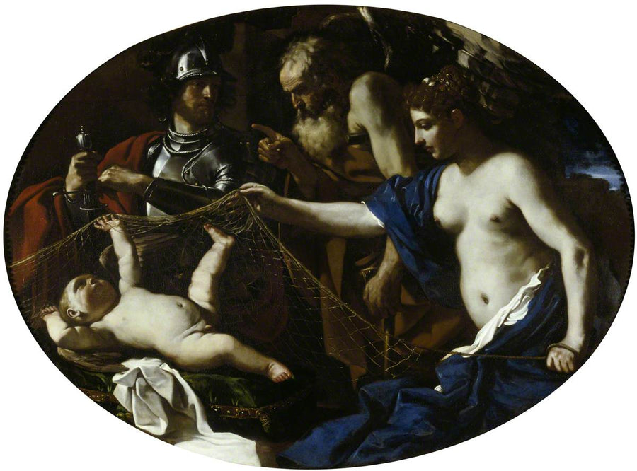 En allegori med Venus, Mars, Amor og Tiden - Guercino