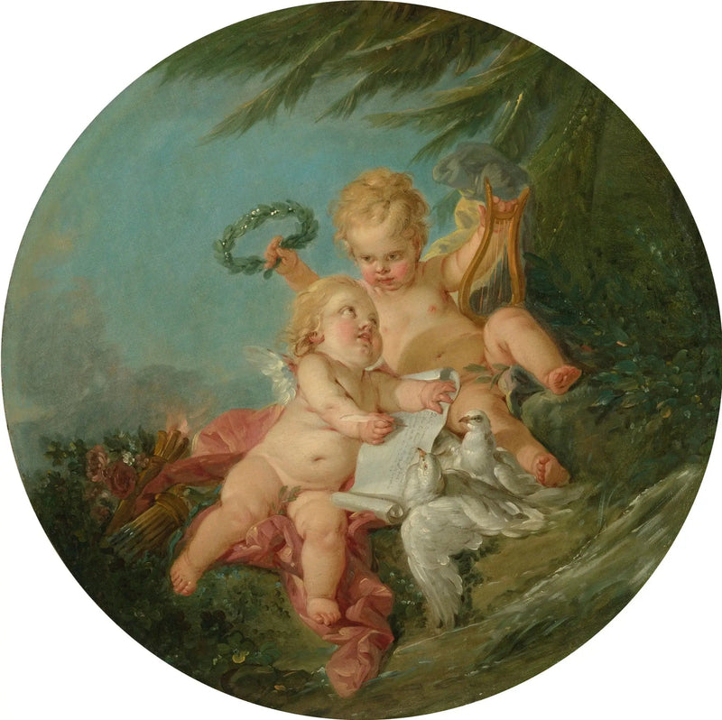 En allegori af poesi - François Boucher