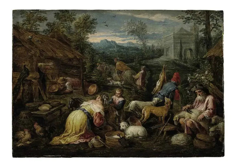 En allegori af foråret - David Teniers den Yngre