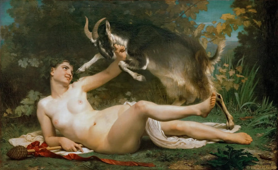 En bacchant - Bouguereau