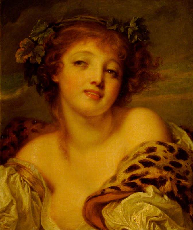En Bacchant - Jean-Baptiste Greuze