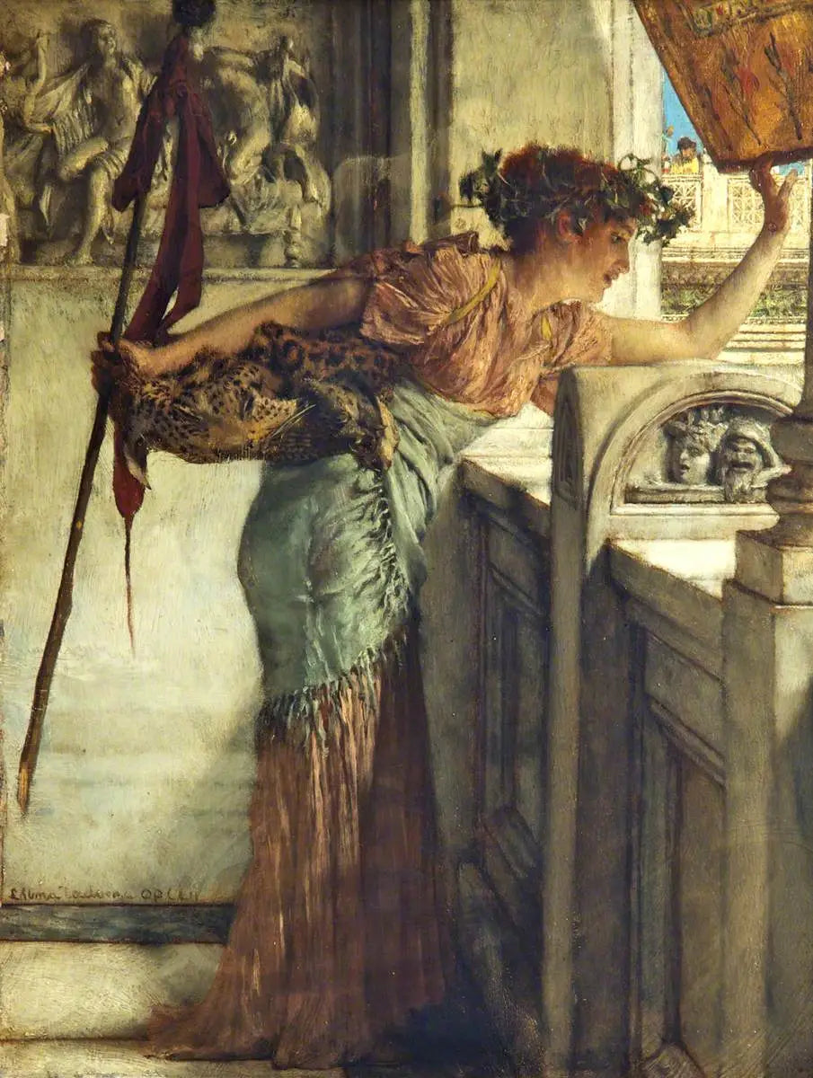 Une bacchante - Lawrence Alma-Tadema - Alpha Reproduction