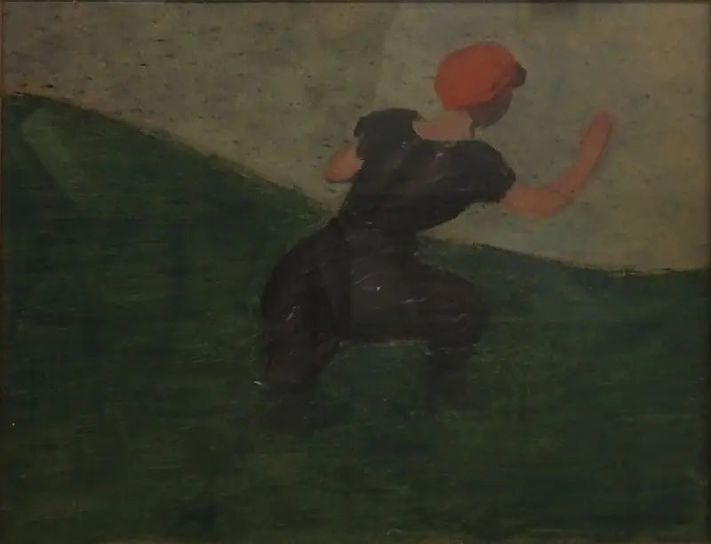 En badende i Étretat - Félix Vallotton