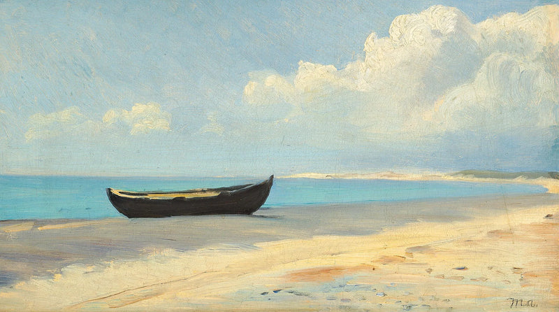 En robåd på stranden, Skagen. - Michael Peter Ancher