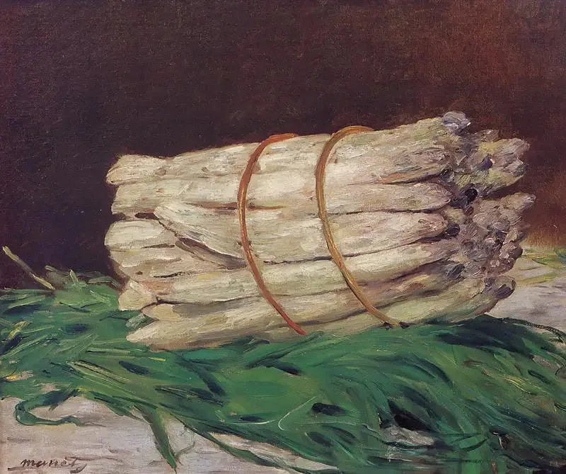 Une botte d'asperges - Édouard Manet image 1 copie de tableau peinte à la main