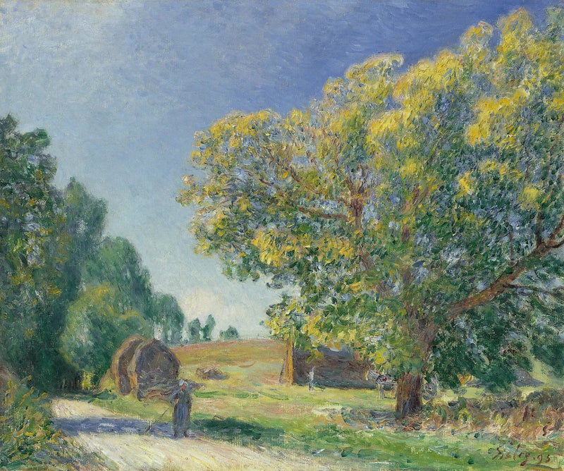 En skovlysning - Alfred Sisley