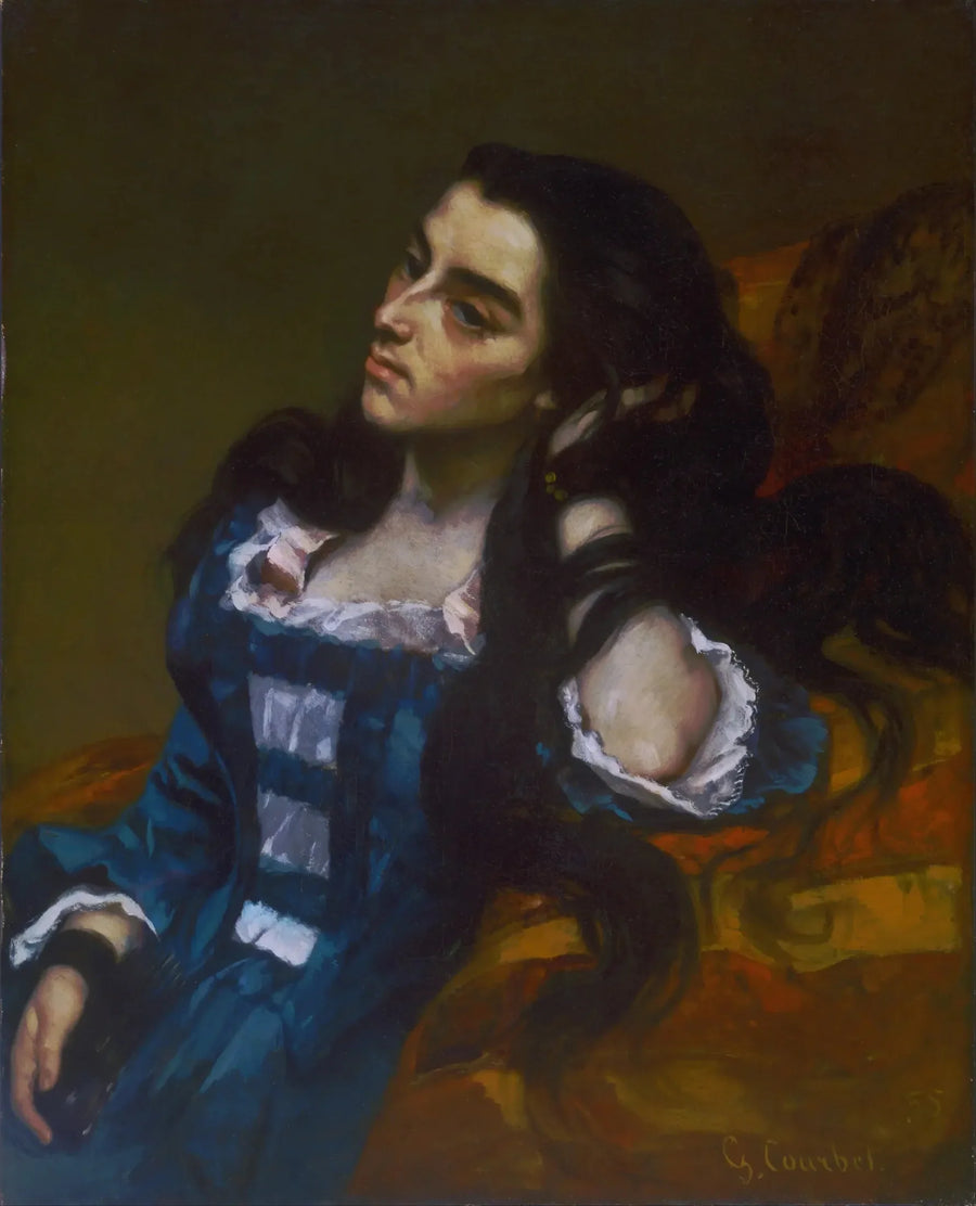 En spansk dame - Gustave Courbet