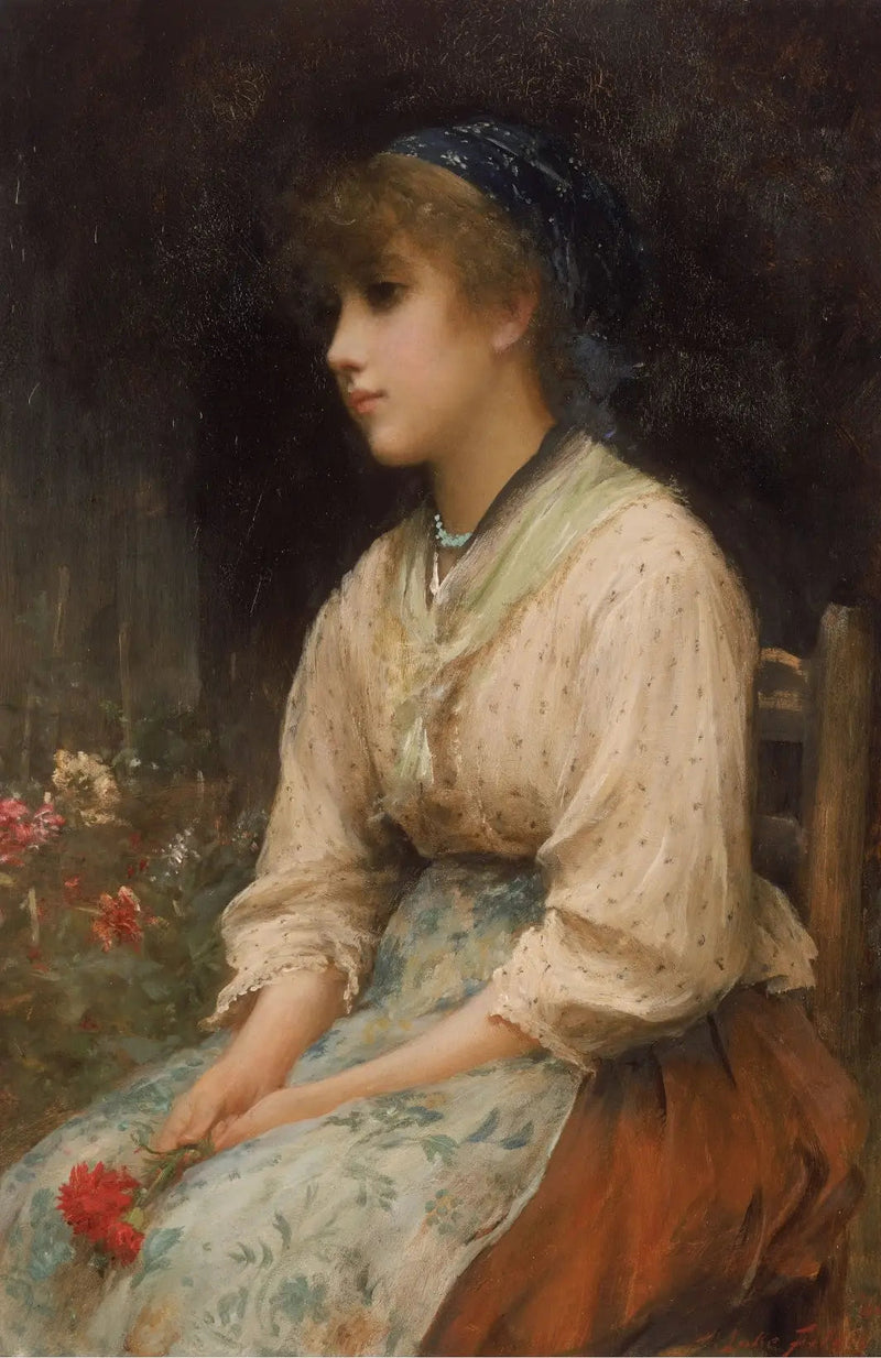 En venetiansk brudepige - Luke Fildes