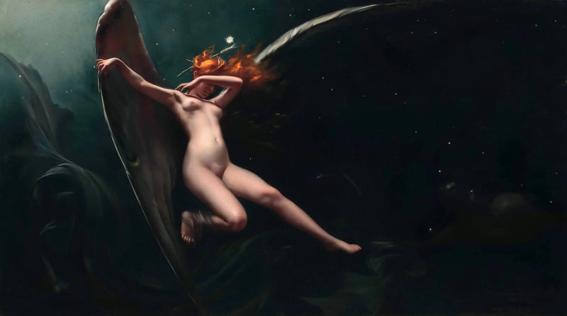 En fe under en stjerneklar himmel - Luis Ricardo Falero