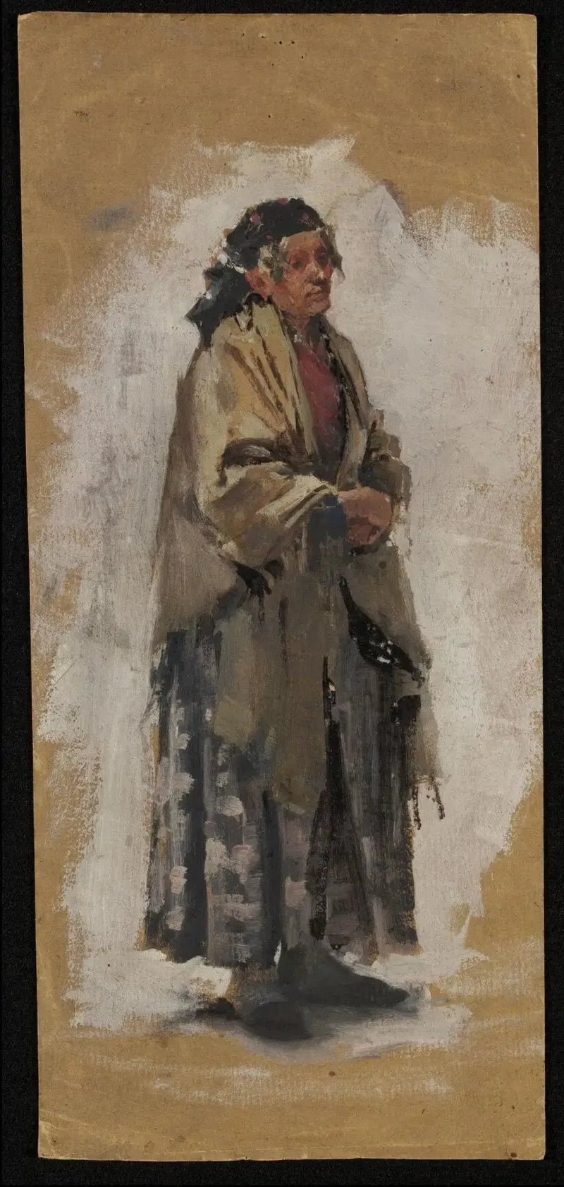 En ældre kvinde - Luke Fildes