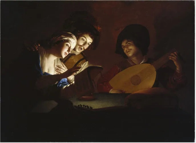 En musikalsk fest - Gerrit van Honthorst