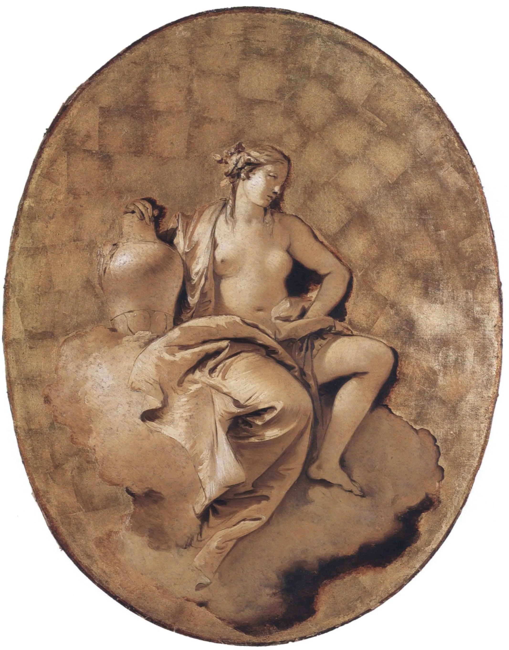 Une figure allégorique féminine - Giovanni Battista Tiepolo - Alpha Reproduction