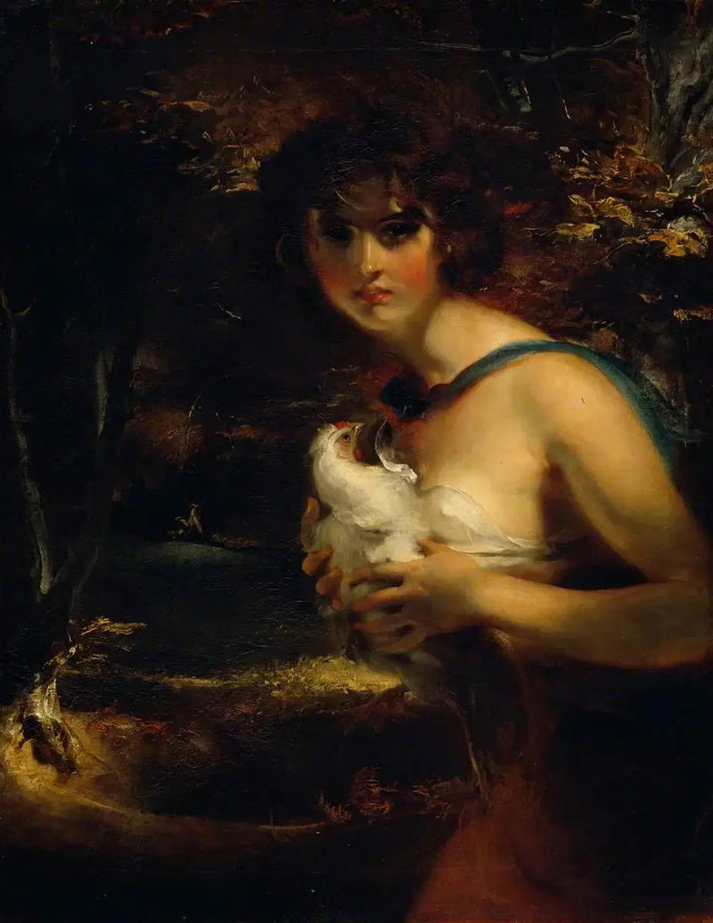 En romsk pige - Thomas Lawrence