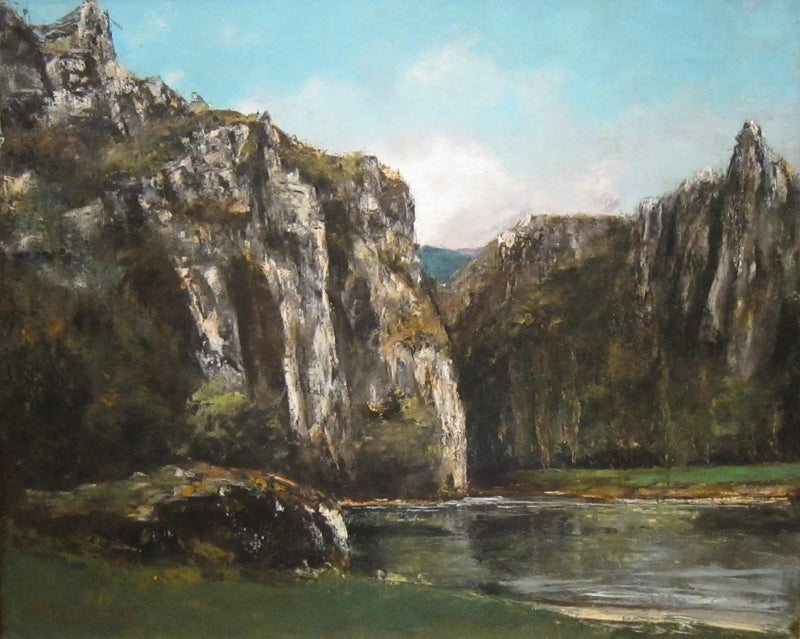 En hals i Jura - Gustave Courbet