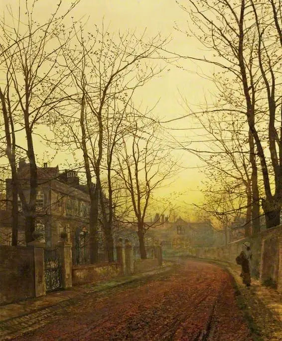 En efterårsidyll - John Atkinson Grimshaw
