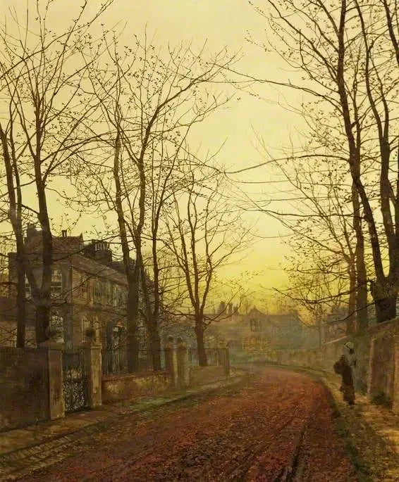 En efterårsidyll - John Atkinson Grimshaw