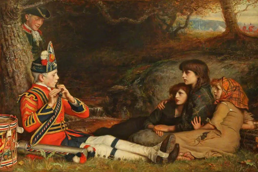 En idylle fra 1745 - John Everett Millais