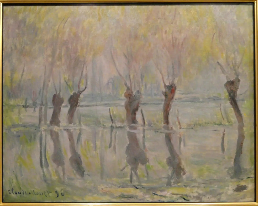 En oversvømmelse i Giverny - Claude Monet