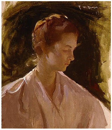 En ung pige - Frank Weston Benson