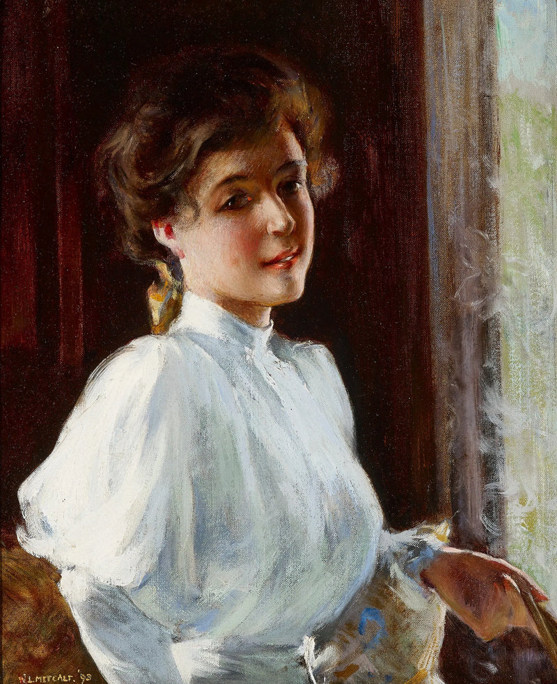 En ung pige - Willard Metcalf