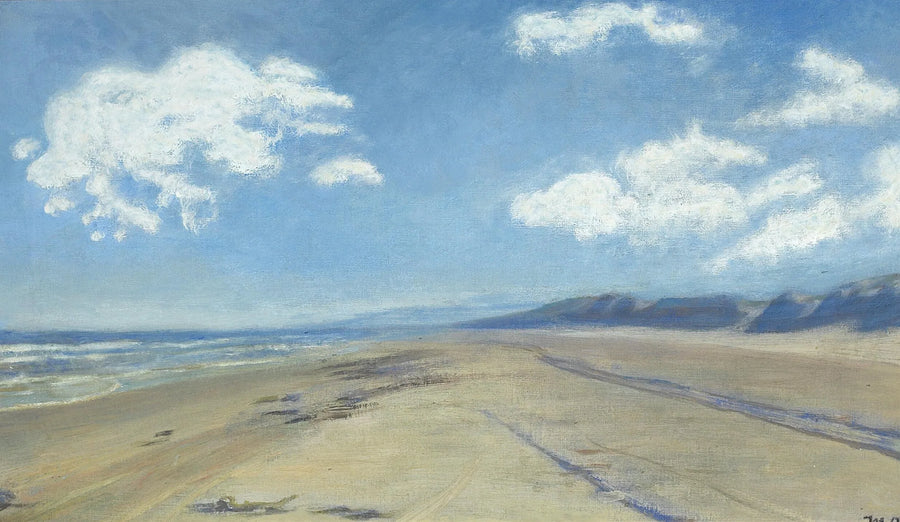 En sommerdag ved Skagen Senderstrand. -Michael Peter Ancher