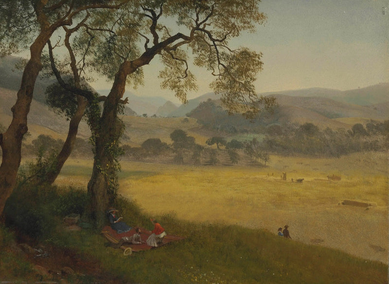 En gylden sommerdag nær Oakland - Albert Bierstadt