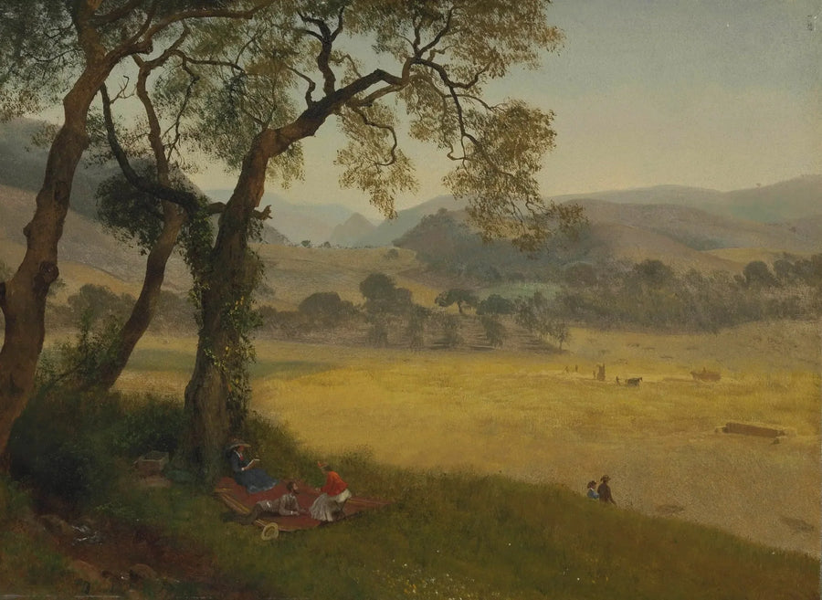 En gylden sommerdag nær Oakland - Albert Bierstadt