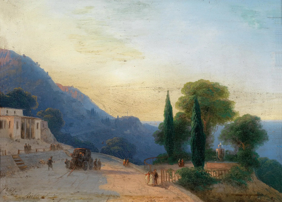 En sommerdag i Krim - Ivan Aïvazovski