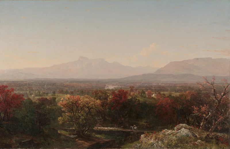 En oktober dag i de hvide bjerge - John Frederick Kensett