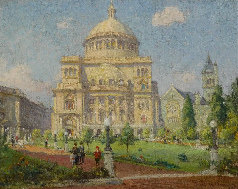 En forårsdag i Boston - Colin Campbell Cooper