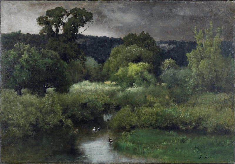En grå og dyster dag - George Inness